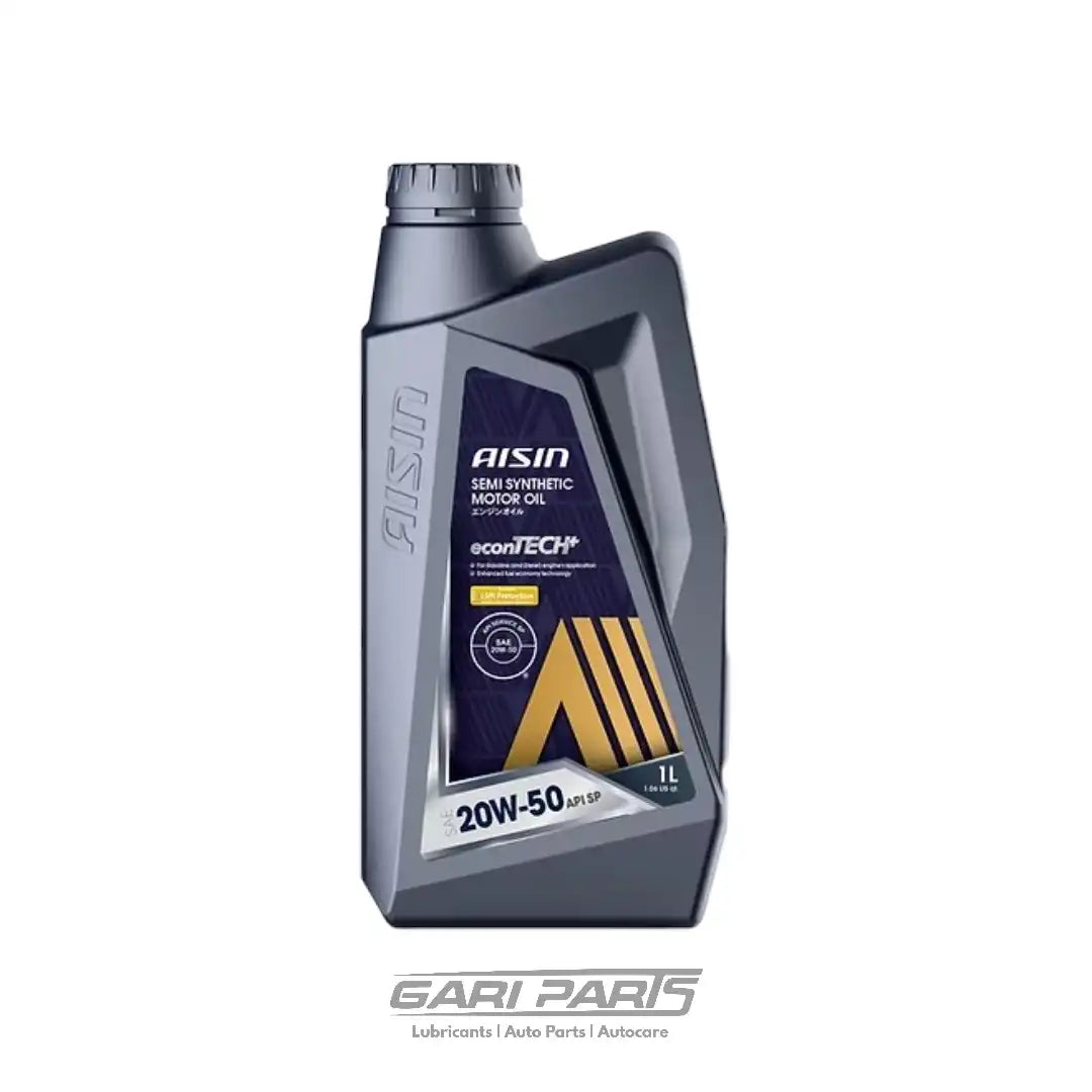 20W-50 AISIN SEMI SYNTHETIC (SN) MADE IN KOREA API SN PETROL ENGINE MOTOR OIL GENUINE BUY FROM GARIPARTS