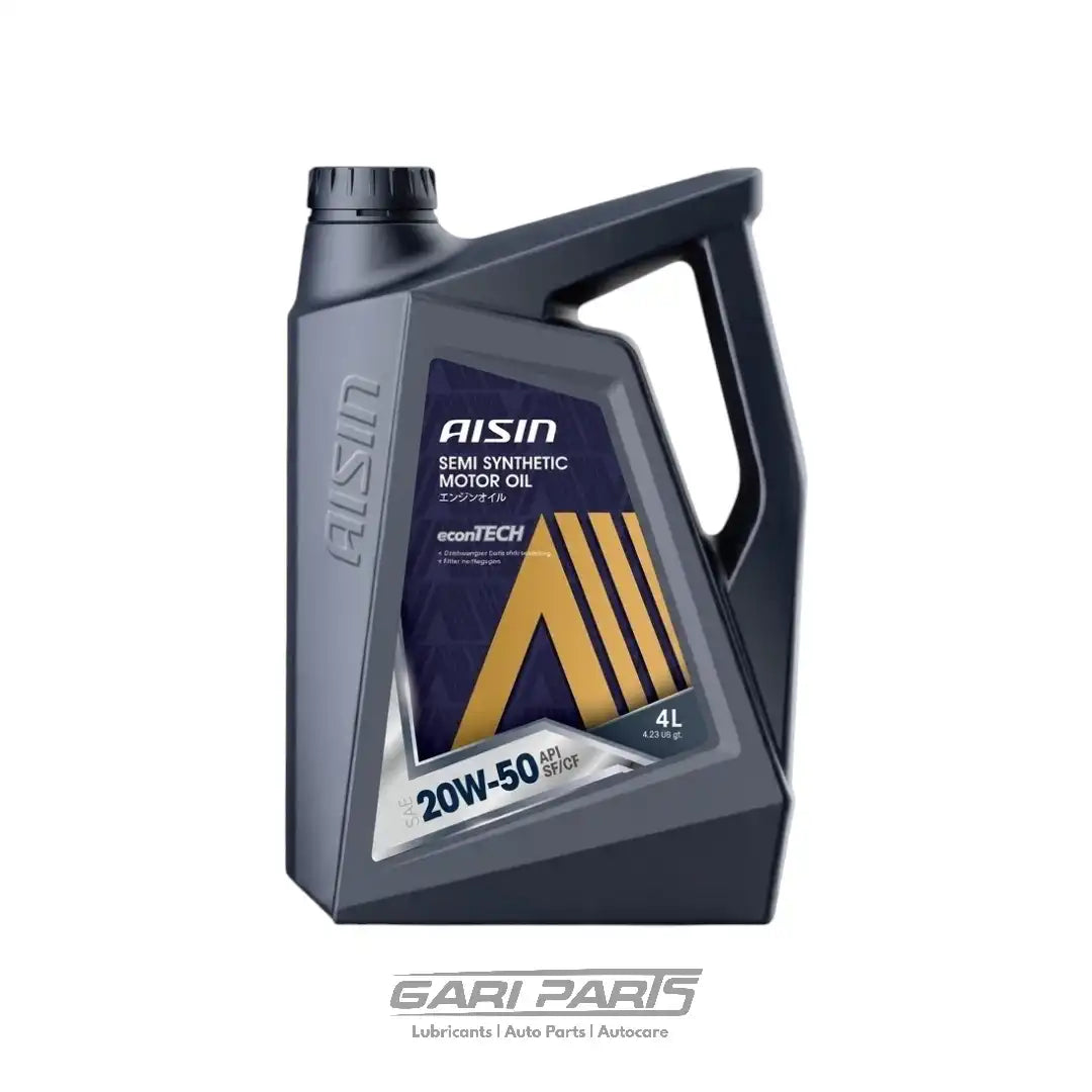 20W-50 AISIN SEMI SYNTHETIC (SF) MADE IN KOREA API SF PETROL ENGINE MOTOR OIL GENUINE BUY FROM GARIPARTS