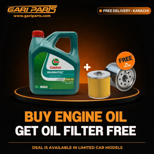 Castrol MAGNATEC 10W-40 Engine Oil 3L Engine Oil + Free Oil Filter with Free Delivery in Karachi