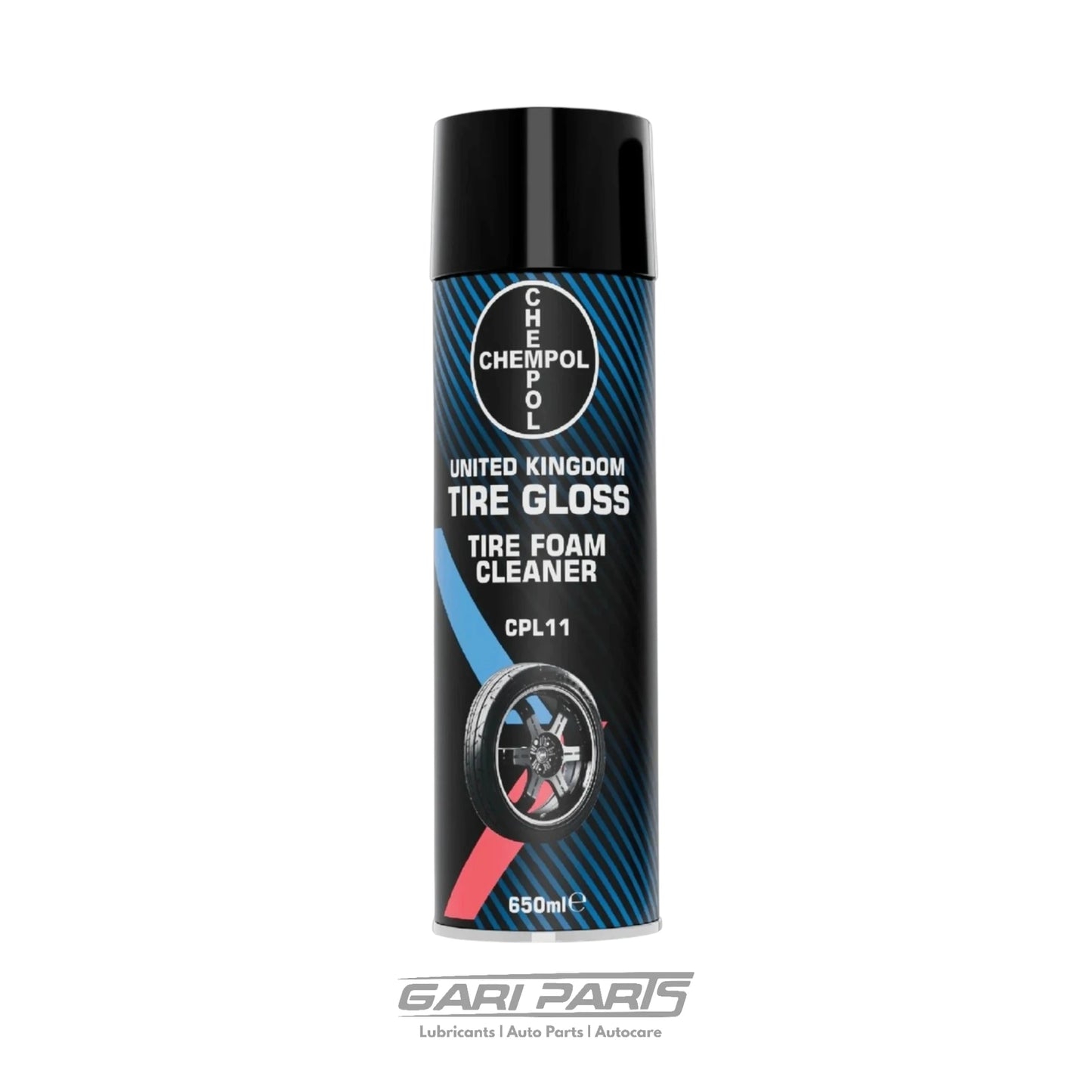 CHEMPOL TIRE SHINE TIRE FOAM CLEANER 650ML