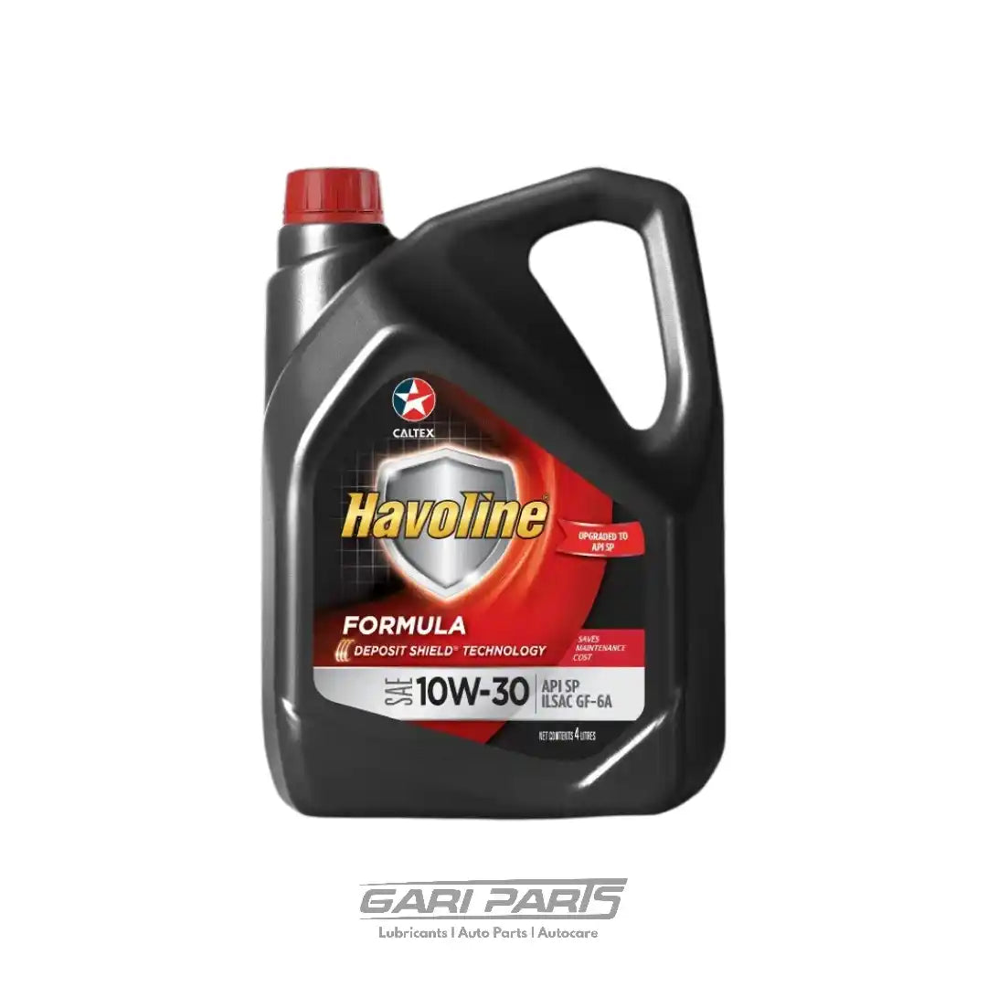 10W-30 CALTEX Havoline Formula SAE API SP PETROL ENGINE MOTOR OIL GENUINE BUY FROM GARIPARTS