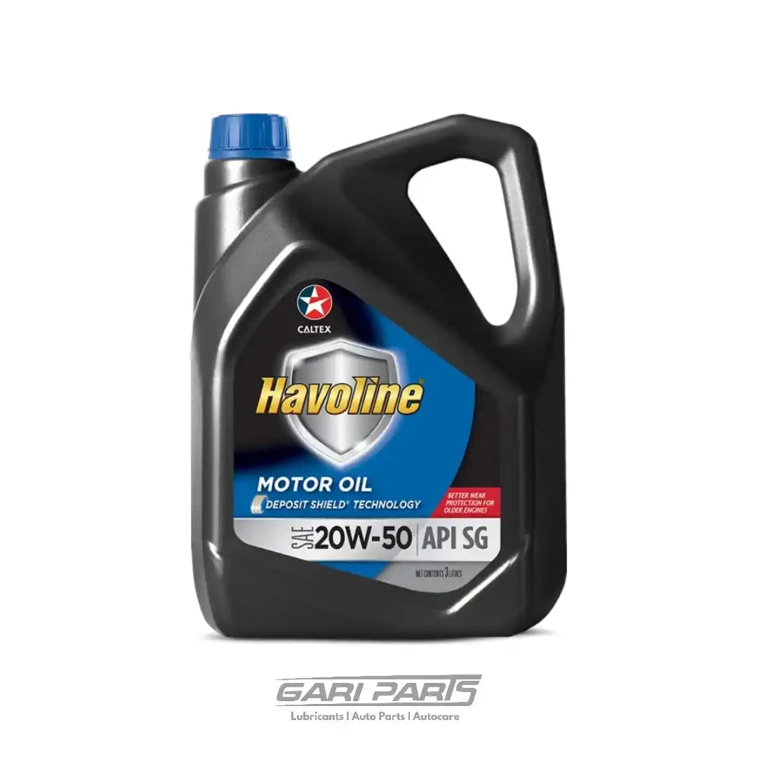 20W-50 CALTEX Havoline Motor Oil SAE API SN PETROL ENGINE MOTOR OIL GENUINE BUY FROM GARIPARTS