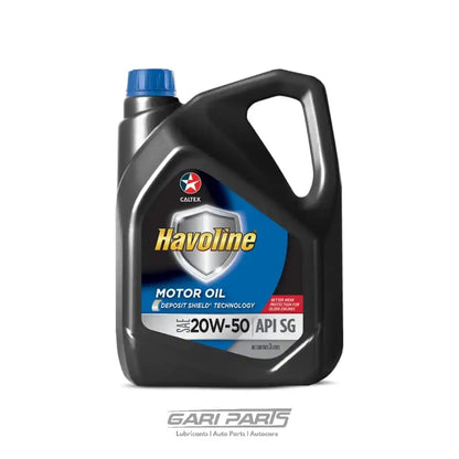 20W-50 CALTEX Havoline Motor Oil SAE API SN PETROL ENGINE MOTOR OIL GENUINE BUY FROM GARIPARTS