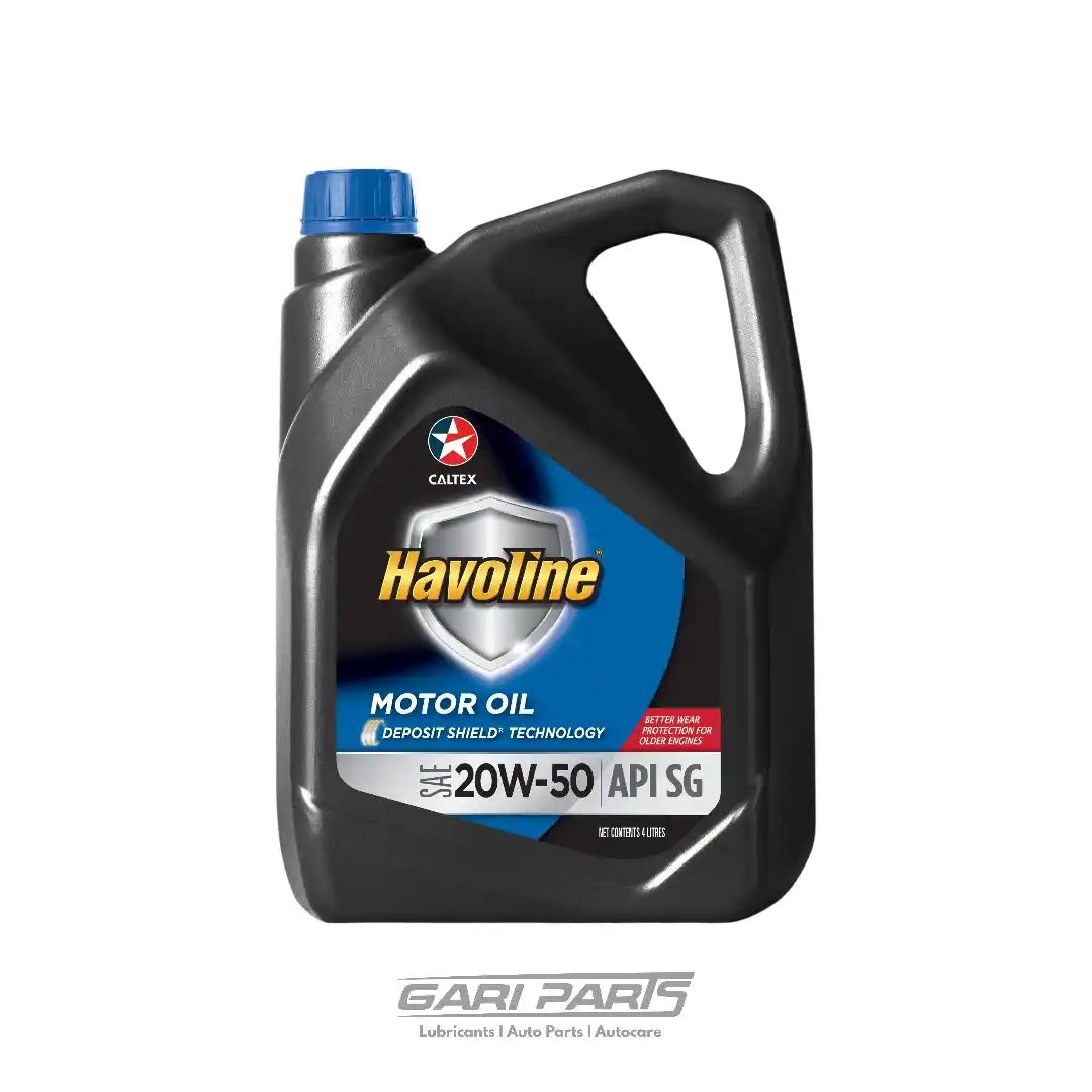 20W-50 CALTEX Havoline Motor Oil SAE API SN PETROL ENGINE MOTOR OIL GENUINE BUY FROM GARIPARTS