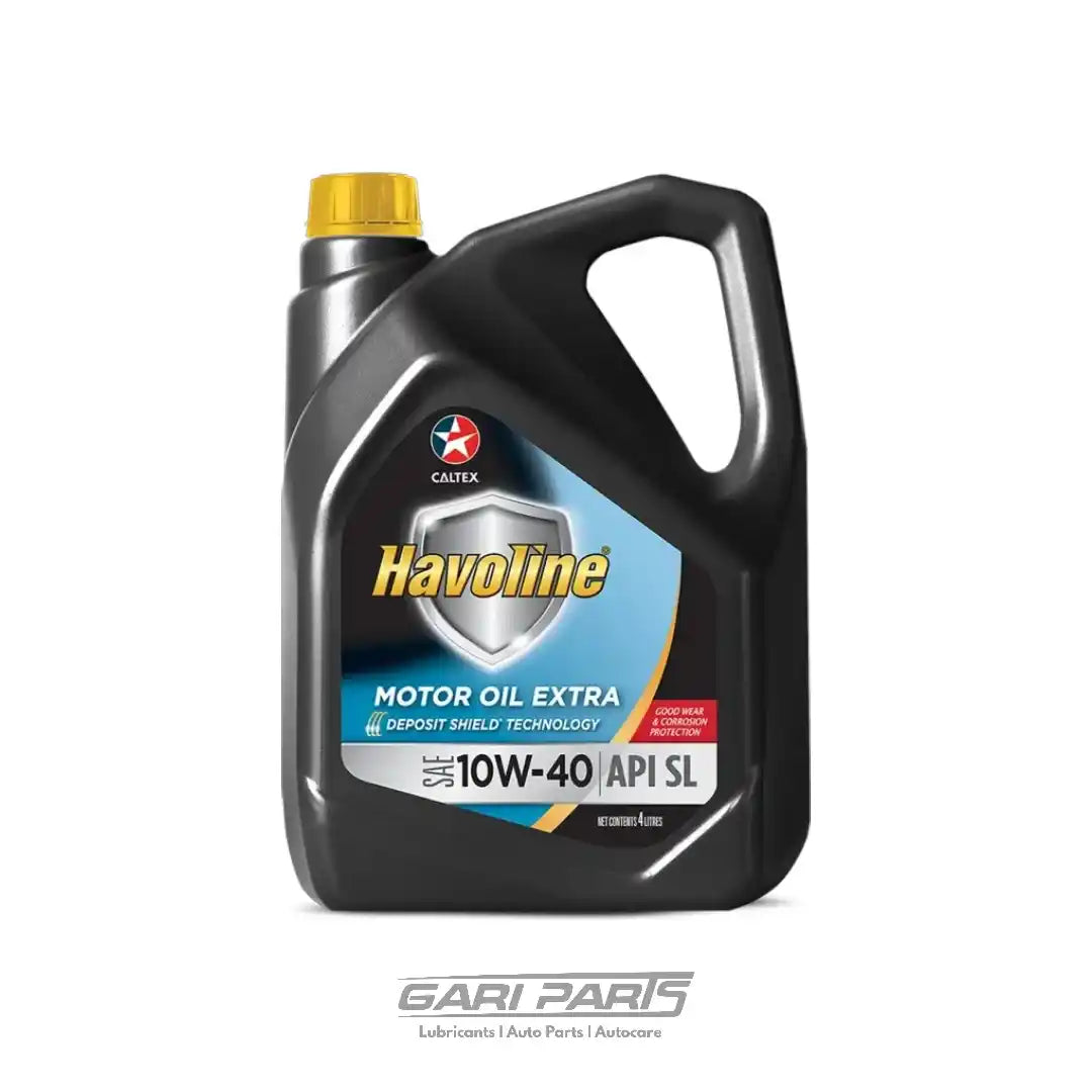 10W-40 CALTEX Havoline Motor Oil SAE API SL PETROL ENGINE MOTOR OIL GENUINE BUY FROM GARIPARTS
