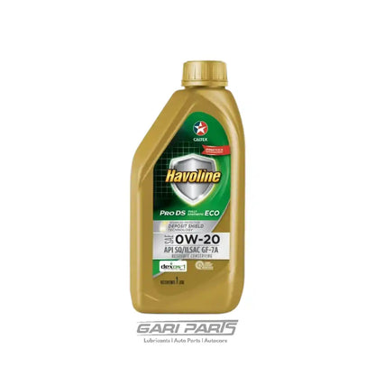 0W-20 CALTEX Havoline ProDS Fully Synthetic LE SAE SP API SQ PETROL ENGINE MOTOR OIL GENUINE BUY FROM GARIPARTS