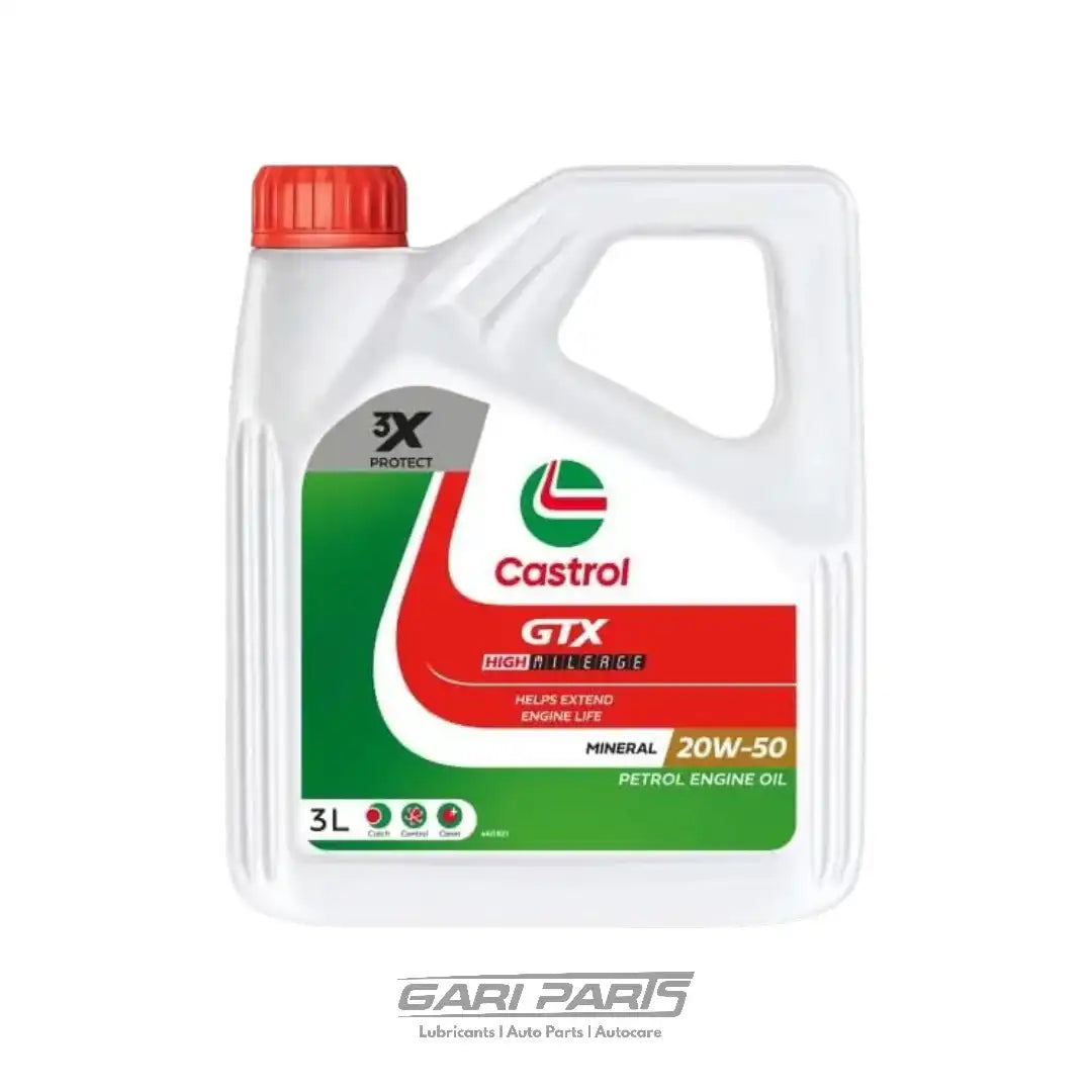 20W-50 CASTROL CASTROL GTX (ESSENTIAL) API SG/CD PETROL ENGINE MOTOR OIL GENUINE BUY FROM GARIPARTS