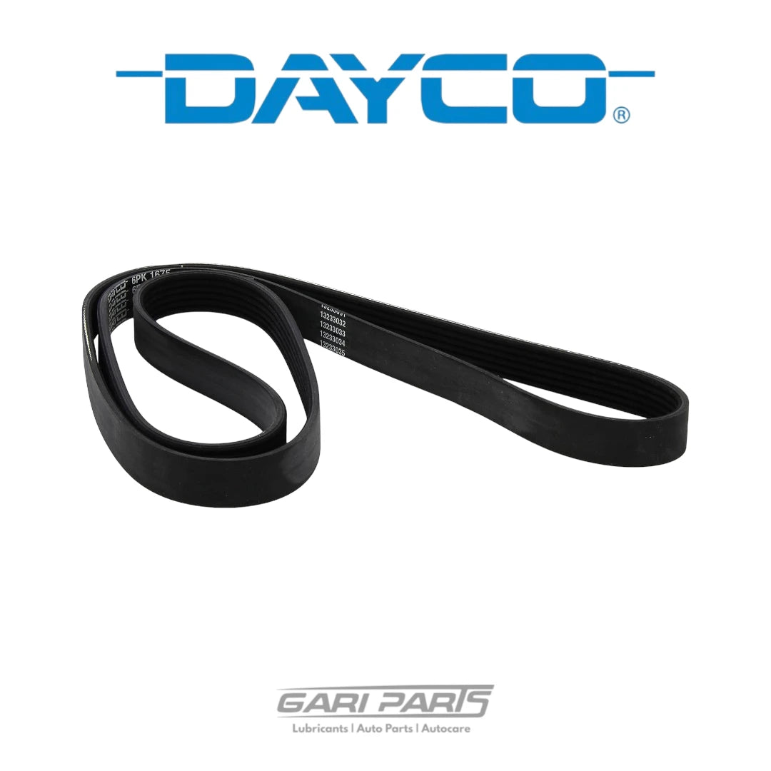 D-6PK1675 FAN / V MULTI RIB Ribbed Serpentine BELT DAYCO FITS FORD, SUZUKI, AUDI Buy Online at Gari Parts Pakistan