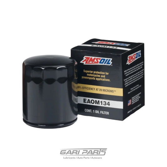 Harley Davidson Sportster Big Twins Milwaukee-Eight 2016 Up. OIL FILTER AMSOIL EAOM134 Imported Filter by GariParts