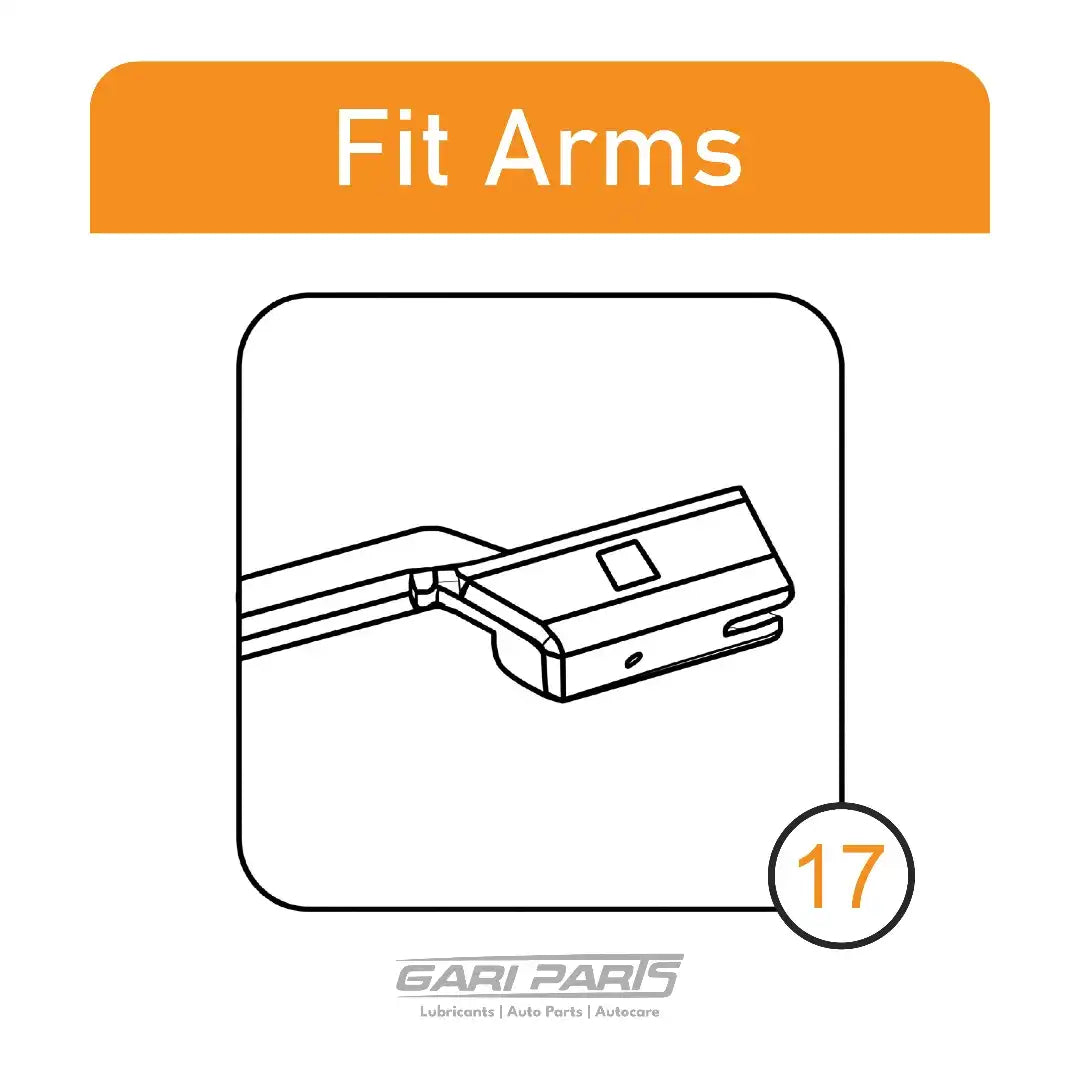 GP 16" 400mm Flat Wiper Blades Ultra Windscreen GariParts GPW-016-FT