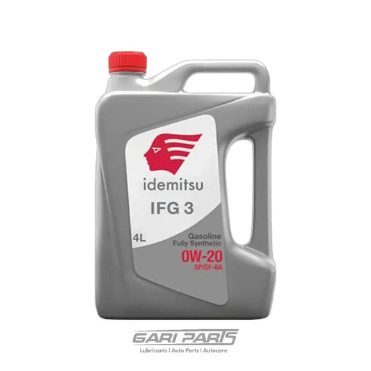 0W-20 Idemitsu IFG3 IDEMITSU FOUR WHEELERS GASOLINE ENGINE OIL FULLY SYNTHETIC API SP API SP PETROL ENGINE MOTOR OIL GENUINE BUY FROM GARIPARTS