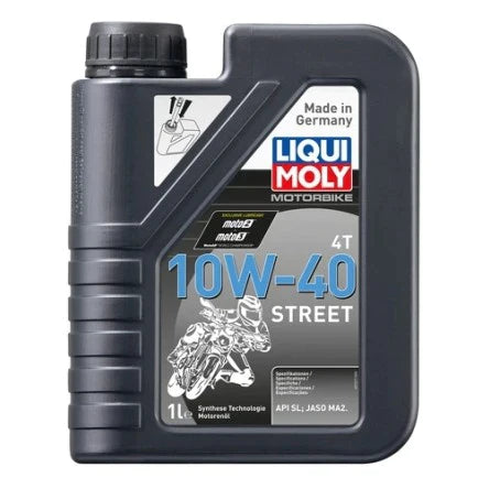 LIQUI MOLY   10W-40  RACING 4T 10W40 MOTORCYCLE OIL   JASO-MA2  BIKE  ENGINE MOTOR OIL