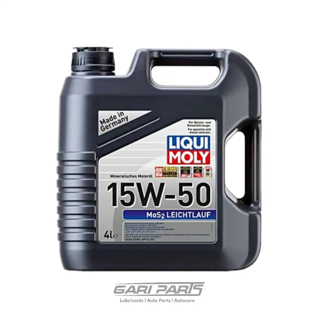 15W-50 LIQUI MOLY MOS2 API SL PETROL ENGINE MOTOR OIL GENUINE BUY FROM GARIPARTS