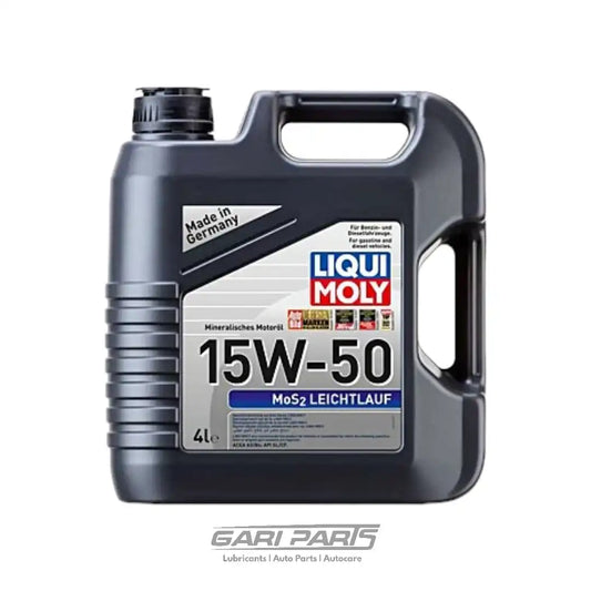 15W-50 LIQUI MOLY Mos2 Leichtlauf API SL PETROL ENGINE MOTOR OIL GENUINE BUY FROM GARIPARTS