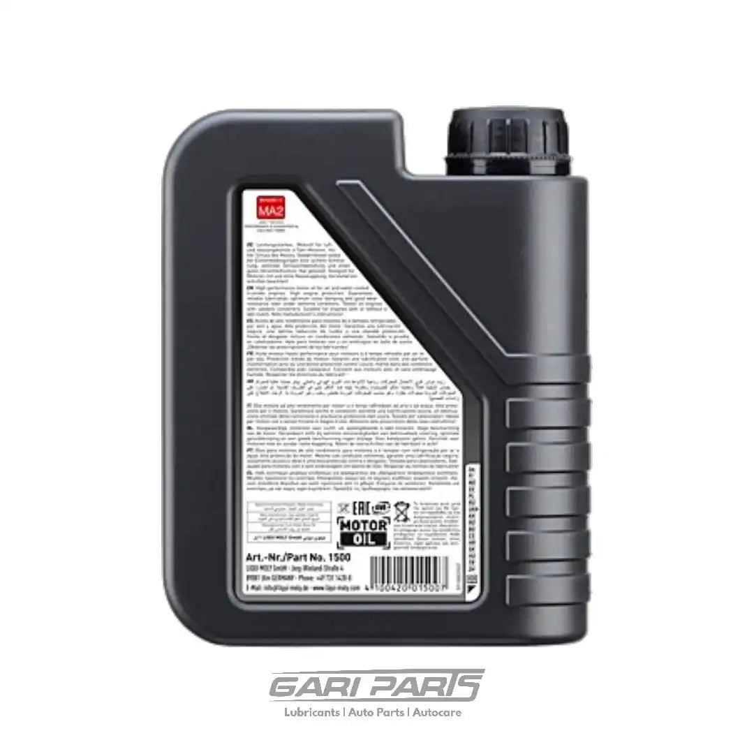 20W-50 LIQUI MOLY RACING 4T MOTOR CYCLE OIL API JASO-MA2 BIKE ENGINE MOTOR OIL GENUINE BUY FROM GARIPARTS