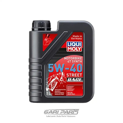 5W-40 LIQUI MOLY RACING 4T MOTORCYCLE OIL API JASO-MA2 BIKE ENGINE MOTOR OIL GENUINE BUY FROM GARIPARTS