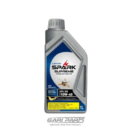 10W-40 LUBRICATOR SPARK SUPREME SYNTHETIC API SN PETROL ENGINE MOTOR OIL GENUINE BUY FROM GARIPARTS