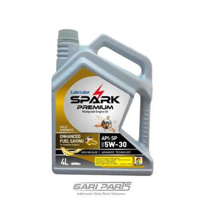 5W-30 LUBRICATOR SPARK PREMIUM SYNTHETIC API SP PETROL ENGINE MOTOR OIL GENUINE BUY FROM GARIPARTS