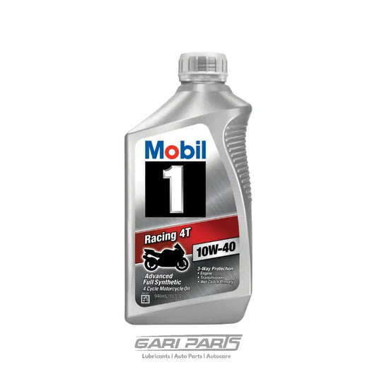 10W-40 Mobil 1 IMPORTED MOBIL 1 RACING 4T API SN BIKE ENGINE MOTOR OIL GENUINE BUY FROM GARIPARTS