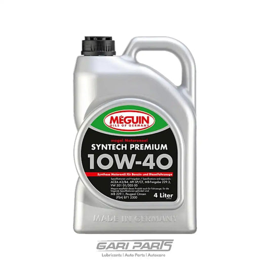 10w-40 MEGUIN Syntech Premium API SP PETROL ENGINE MOTOR OIL GENUINE BUY FROM GARIPARTS