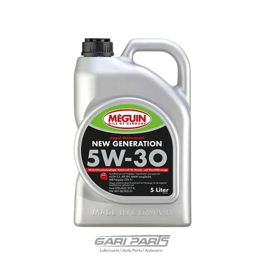 5W-30 MEGUIN NEW GENERATION API SN PETROL ENGINE MOTOR OIL GENUINE BUY FROM GARIPARTS