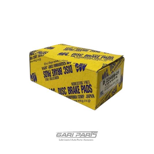 NISSAN DAYS,BLUEBIRD BRAKE PAD FRONT FREE ASBESTOR MK YELLOW D-1288-N/Y