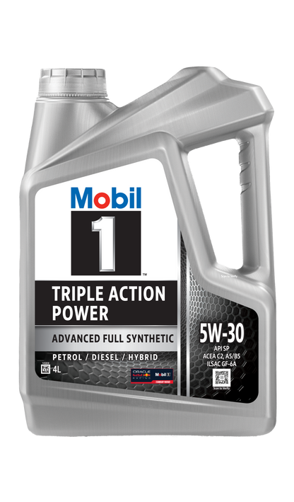 Mobil 1  5W-30  NEW MOBIL SUPER SYNTHETIC TECHNOLOGY 5W-30   SN  PETROL  ENGINE MOTOR OIL