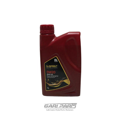 0W-20  HYUNDAI GENUINE   N-SPRINT GENUINE GASOLINE ENGINE OIL FULLY SYNTHETIC GF-6A  API  SP  PETROL  ENGINE MOTOR OIL  GENUINE  BUY FROM GARIPARTS