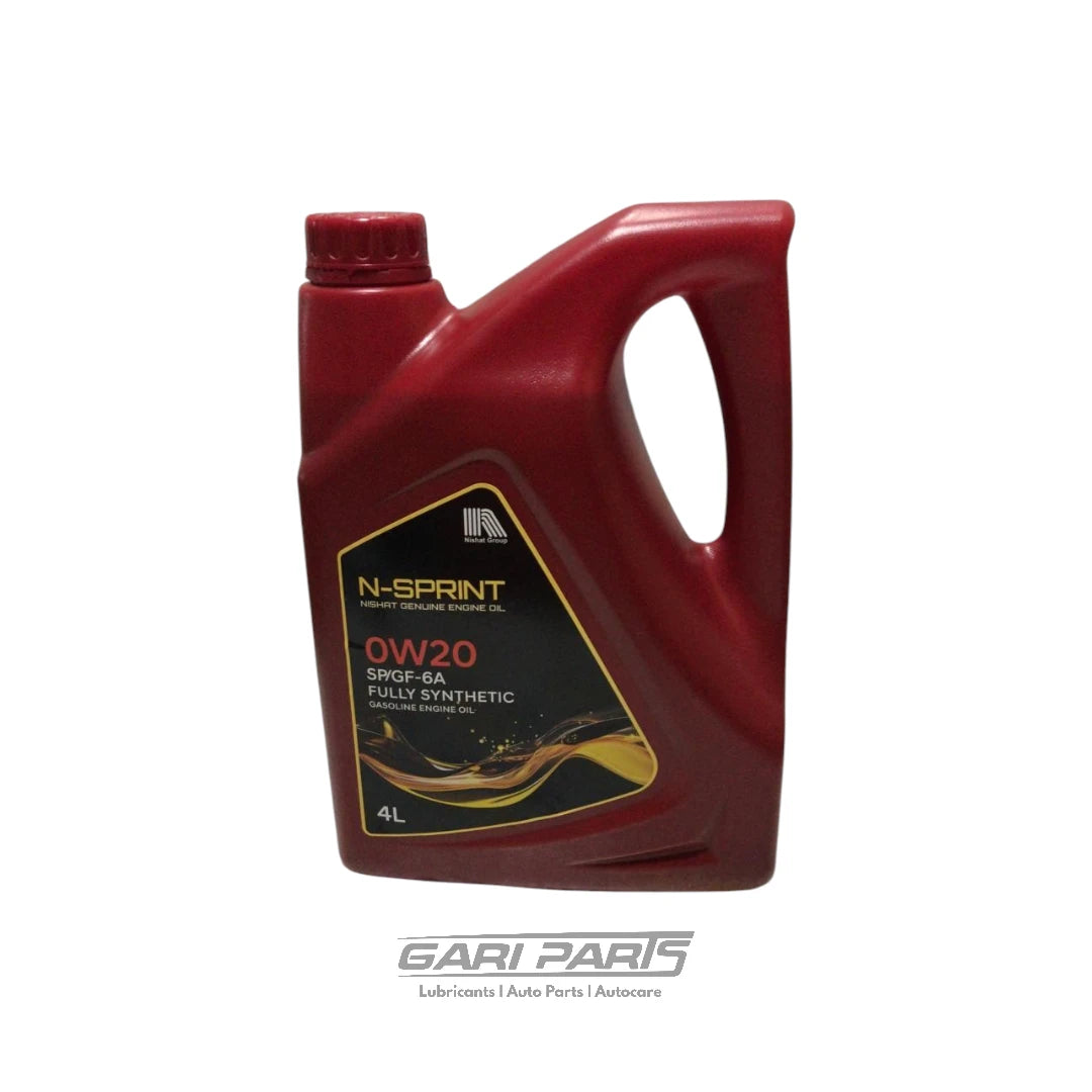 0W-20  HYUNDAI GENUINE   N-SPRINT GENUINE GASOLINE ENGINE OIL FULLY SYNTHETIC GF-6A  API  SP  PETROL  ENGINE MOTOR OIL  GENUINE  BUY FROM GARIPARTS
