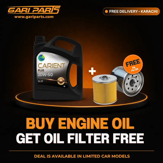 PSO Carient Plus 20W-50 Engine Oil 3L Engine Oil + Free Oil Filter with Free Delivery in Karachi