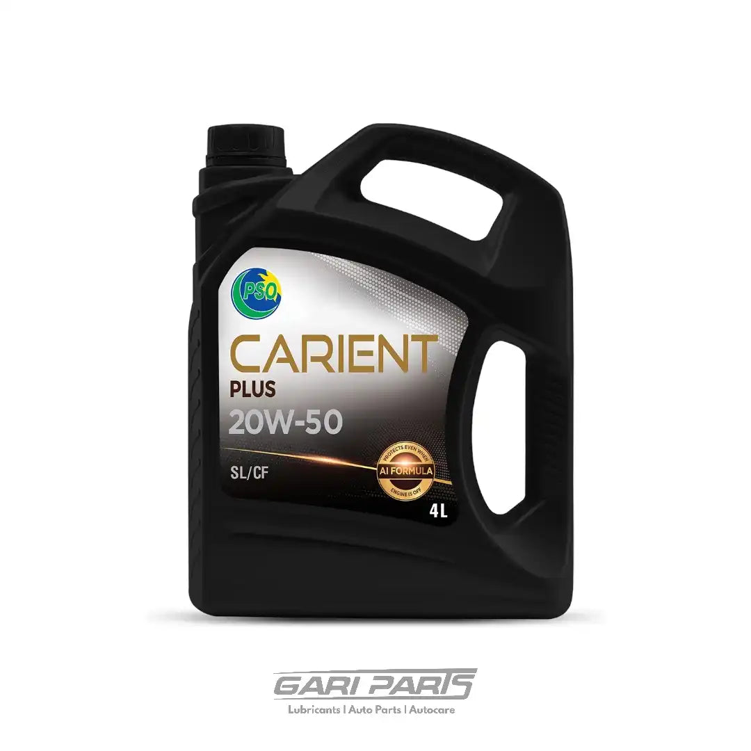 20W-50 PSO CARIENT PLUS MOTOR OIL CD (WITH AI FORMULA) API SG PETROL ENGINE MOTOR OIL GENUINE BUY FROM GARIPARTS