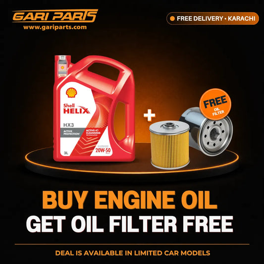 Shell Helix HX3 20W-50 Engine Oil 3L Engine Oil + Free Oil Filter with Free Delivery in Karachi