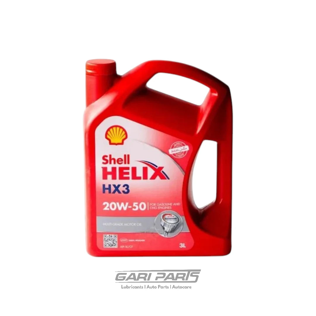 20W-50 Shell HELIX HX3 API SL/CF PETROL ENGINE MOTOR OIL GENUINE BUY FROM GARIPARTS