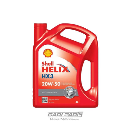 20W-50 Shell HELIX HX3 API SL/CF PETROL ENGINE MOTOR OIL GENUINE BUY FROM GARIPARTS
