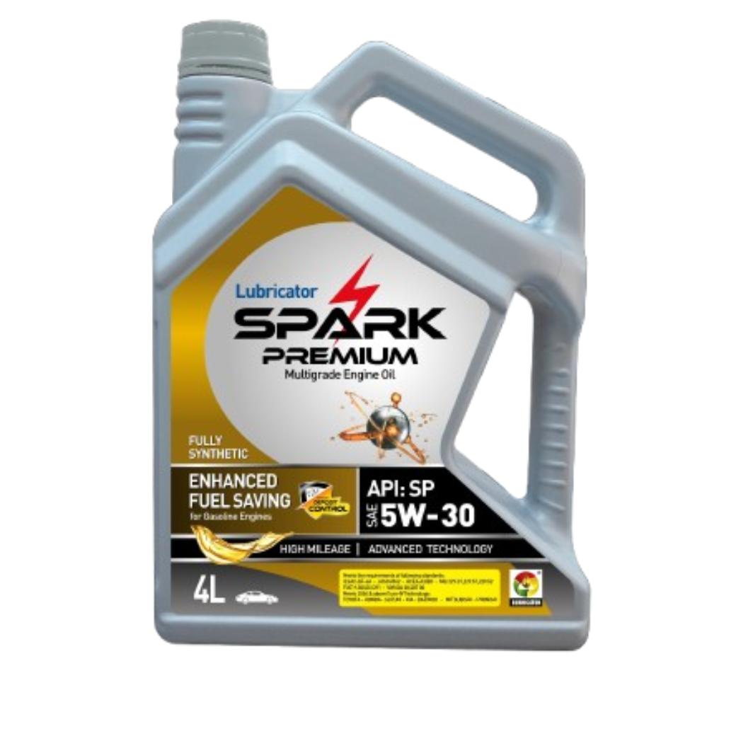 SPARK PREMIUM SYNTHETIC 5W-30 SP GASOLINE ENGINE OIL  LUBRICATOR
