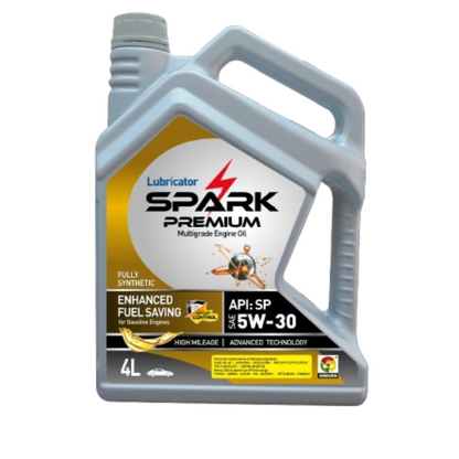 SPARK PREMIUM SYNTHETIC 5W-30 SP GASOLINE ENGINE OIL  LUBRICATOR