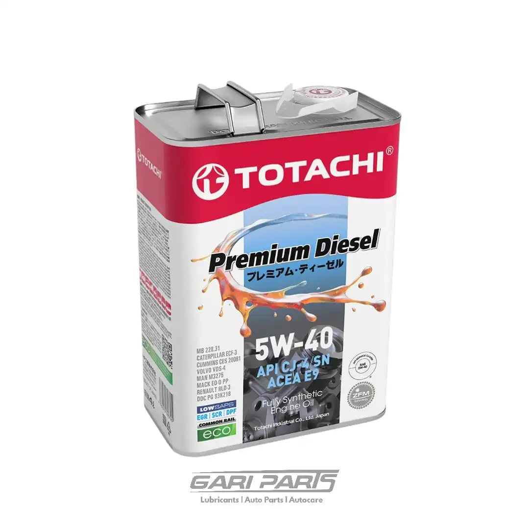 5W-40 TOTACHI PREMIUM DIESEL CJ-4 API CJ-4 DIESEL ENGINE MOTOR OIL GENUINE BUY FROM GARIPARTS