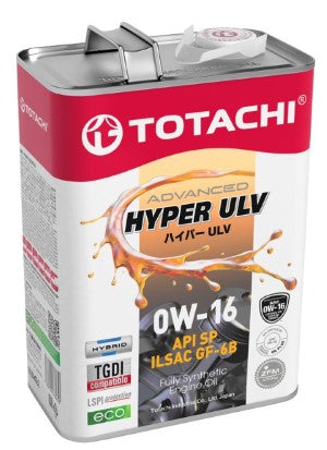 TOTACHI  0W-16  0W-16 API SP-GF/68 FULLY SYN  SP  PETROL  ENGINE MOTOR OIL