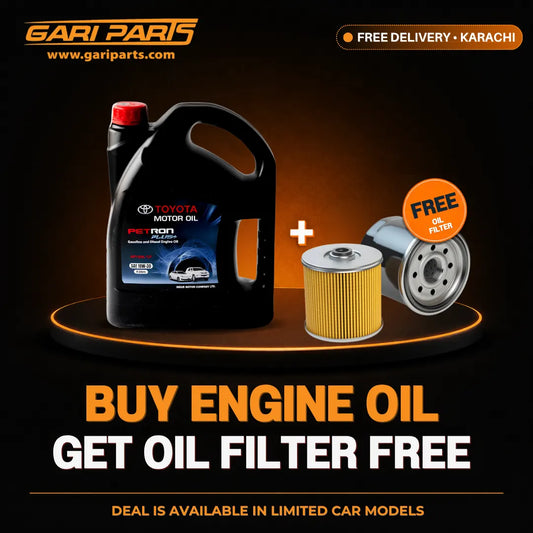 Toyota Genuine Petron Plus+ 10W-30 Engine Oil 4L Engine Oil + Free Oil Filter with Free Delivery in Karachi