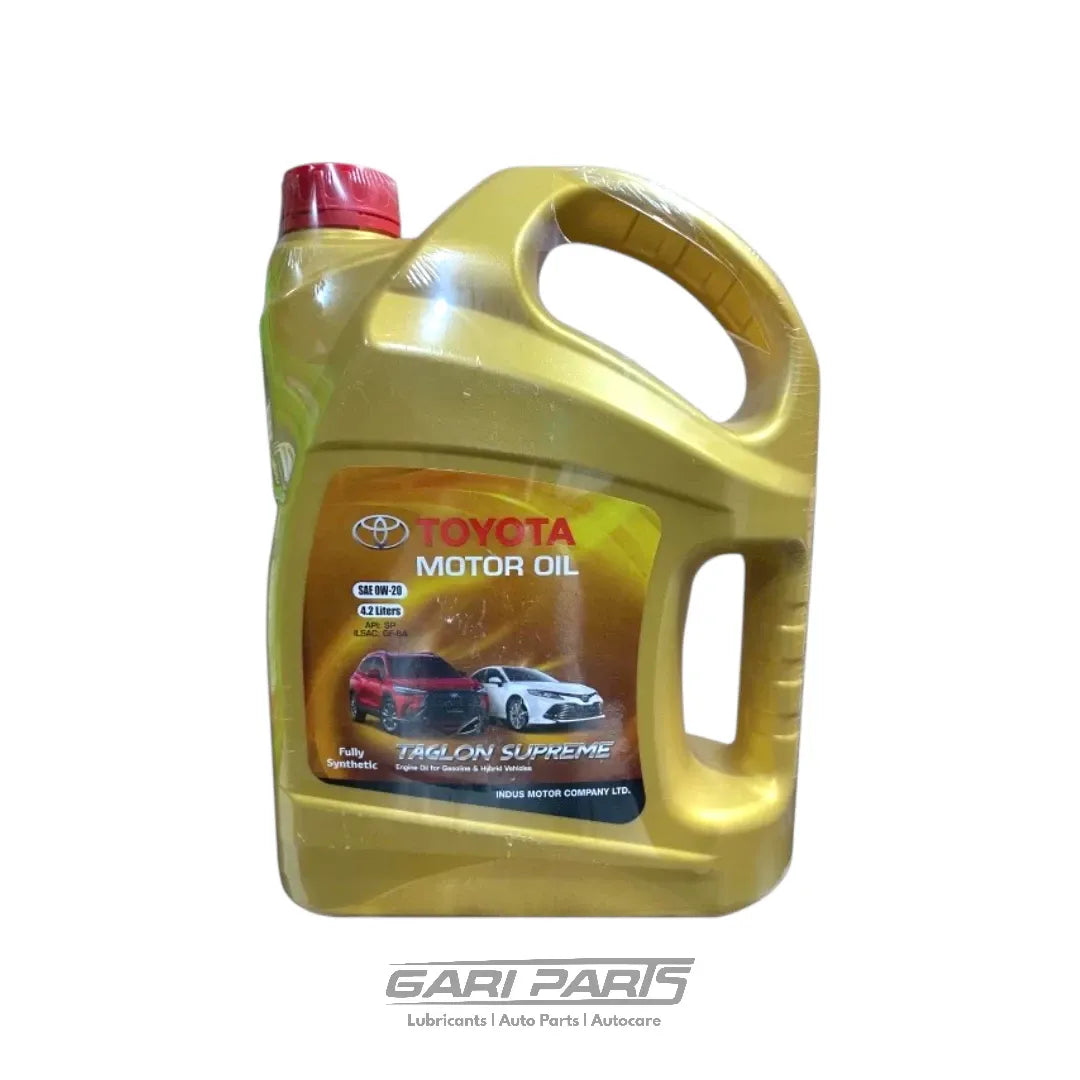 0W-20 TOYOTA GENUINE TAGLON SUPREME FULLY SYNTHETIC API SP PETROL ENGINE MOTOR OIL GENUINE BUY FROM GARIPARTS