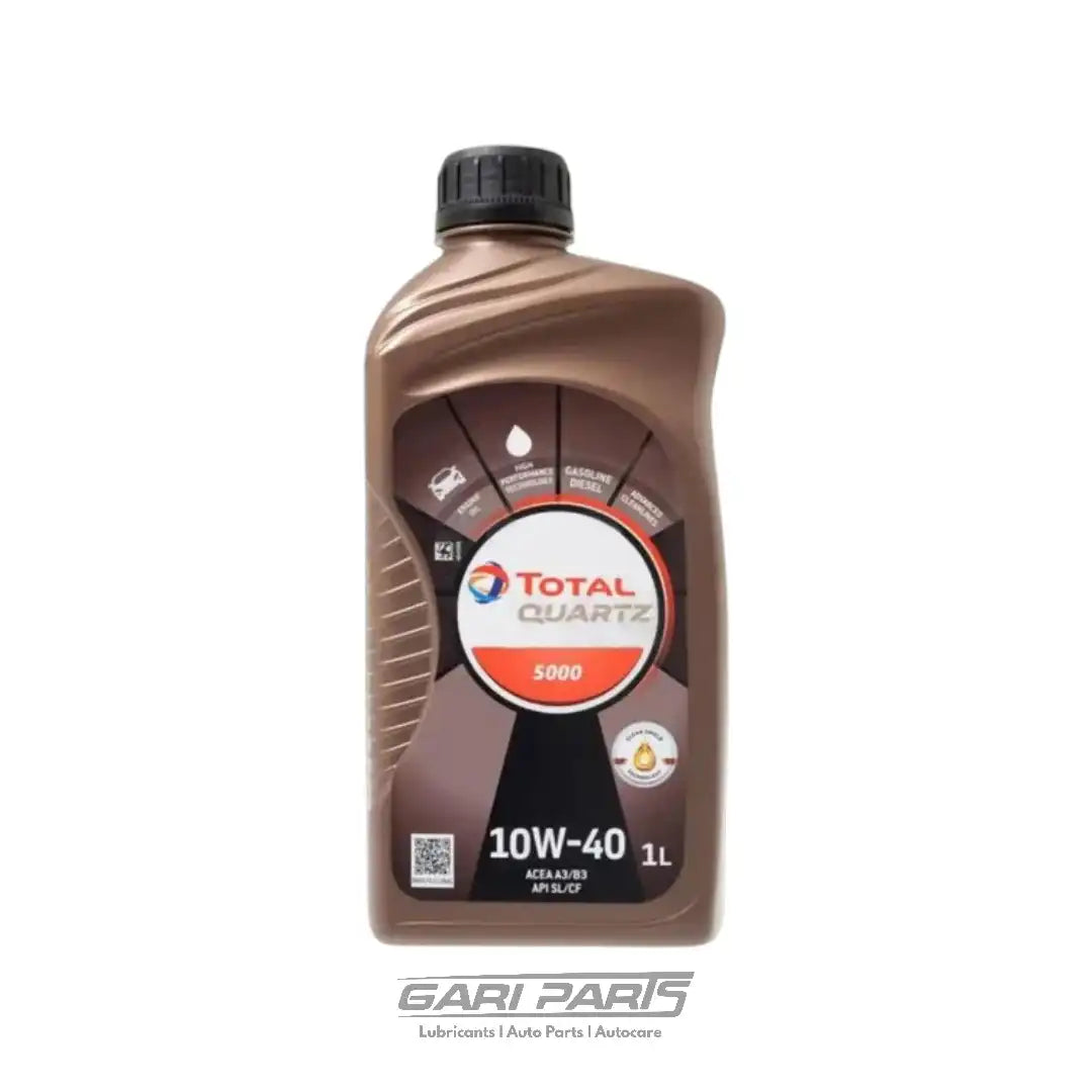10W-40 TOTAL PARCO QUARTZ 5000 API SN PETROL ENGINE MOTOR OIL GENUINE BUY FROM GARIPARTS