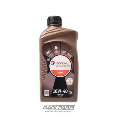 10W-40 TOTAL PARCO QUARTZ 5000 API SN PETROL ENGINE MOTOR OIL GENUINE BUY FROM GARIPARTS