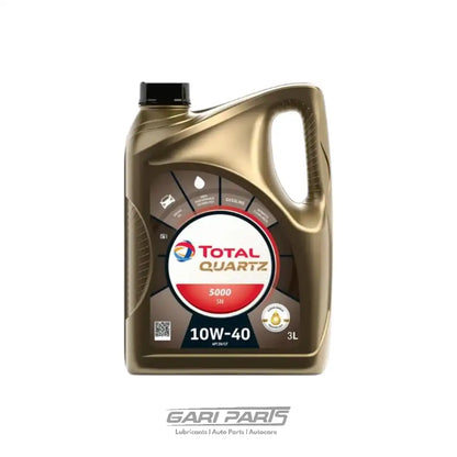10W-40 TOTAL PARCO QUARTZ 5000 API SN PETROL ENGINE MOTOR OIL GENUINE BUY FROM GARIPARTS