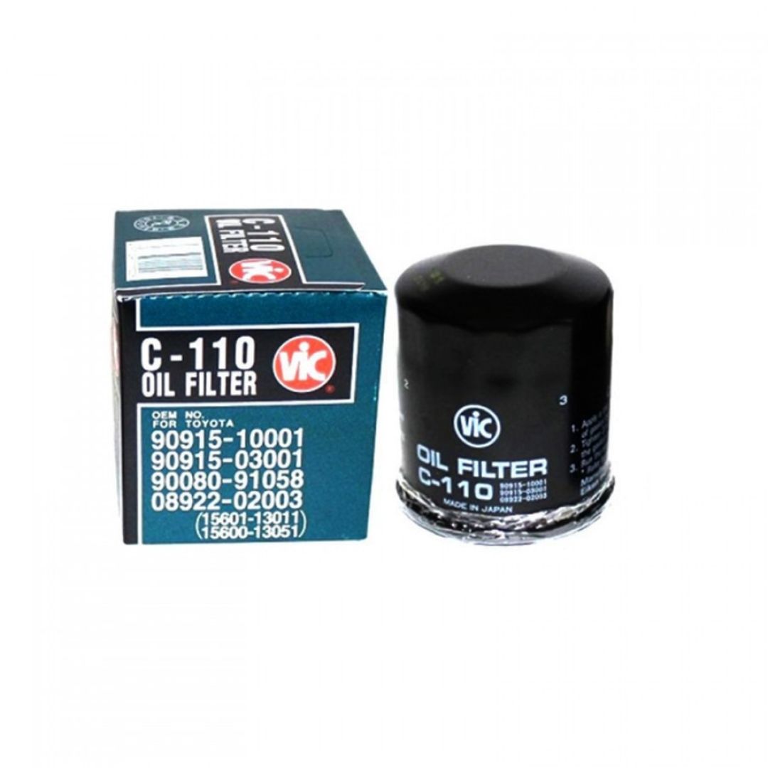 TOYOTA OLD COROLA 2001-2010 OIL FILTER VIC MADE IN JAPAN C-110