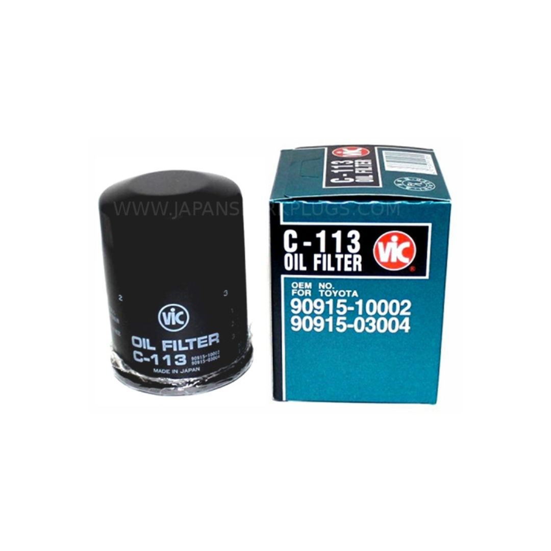 TOYOTA NEW COROLLA , XLI OIL FILTER VIC MADE IN JAPAN C-113