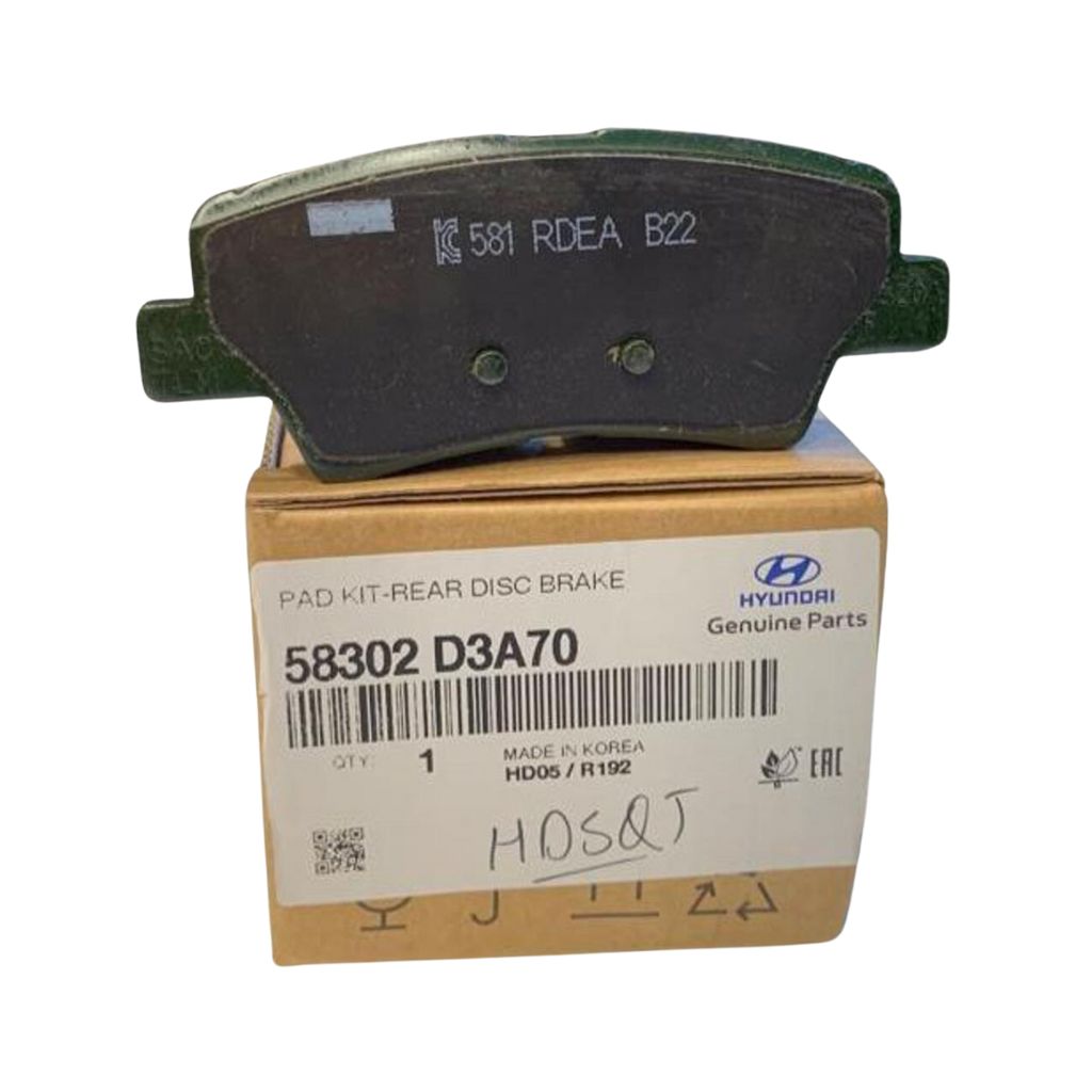 KIA SPORTAGE/TUSCON  GENUINE BRAKE PADS REAR 58302-D3A70