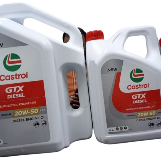 CASTROL 20W-50 CR8 MULTI 20W-50 CF-4CF-4 DIESELENGINE MOTOR OIL 4 LITRE