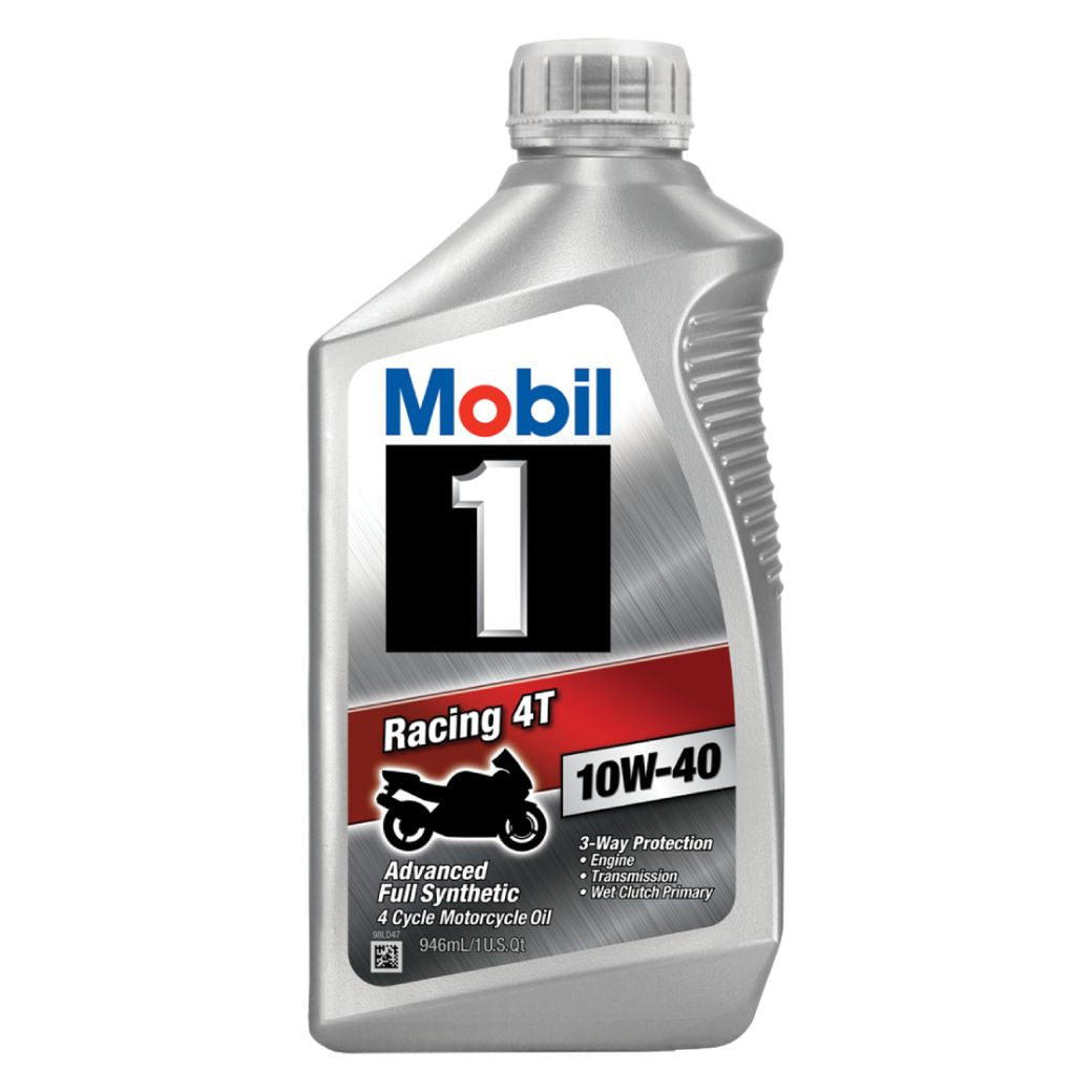 Mobil 1 IMPORTED  10W-40  MOBIL 1 RACING 4T SN/CF 10W40  SN  BIKE  ENGINE MOTOR OIL