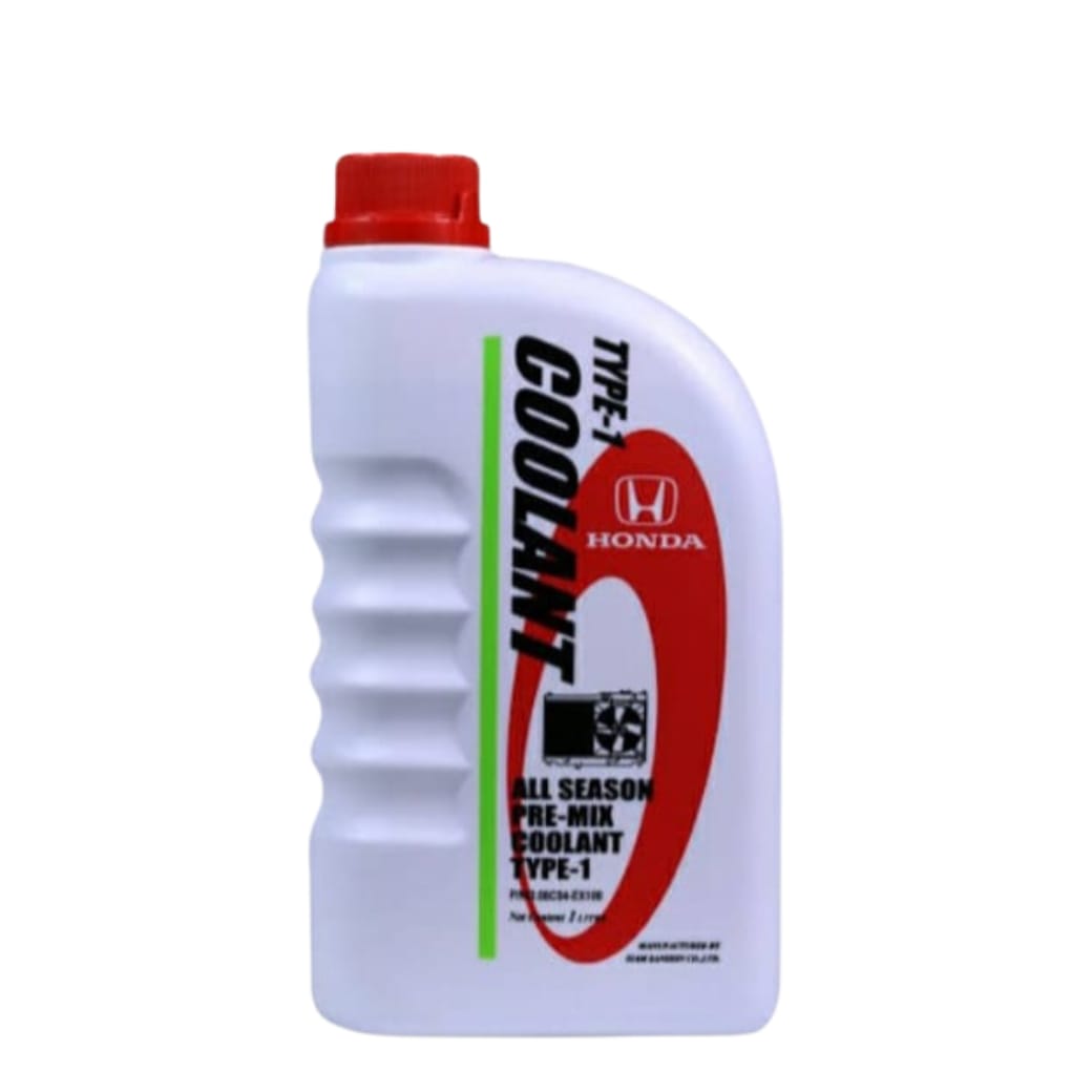 HONDA GENUINE COOLANT TYPE 1 GREEN 1 liter