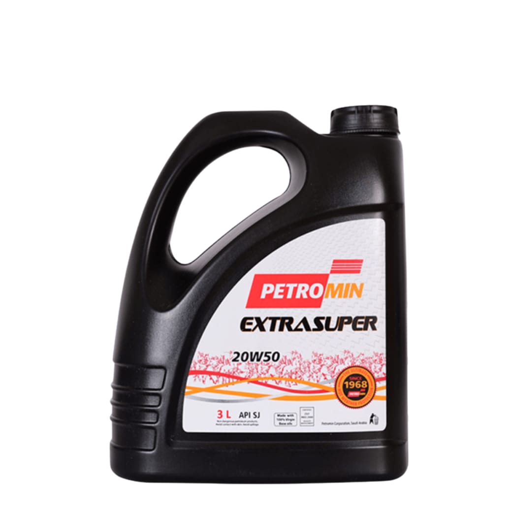 PETROMIN 20W-50 EXTRA SUPER 20W-50 SJ SJ PETROL ENGINE MOTOR OIL 3 LITRE